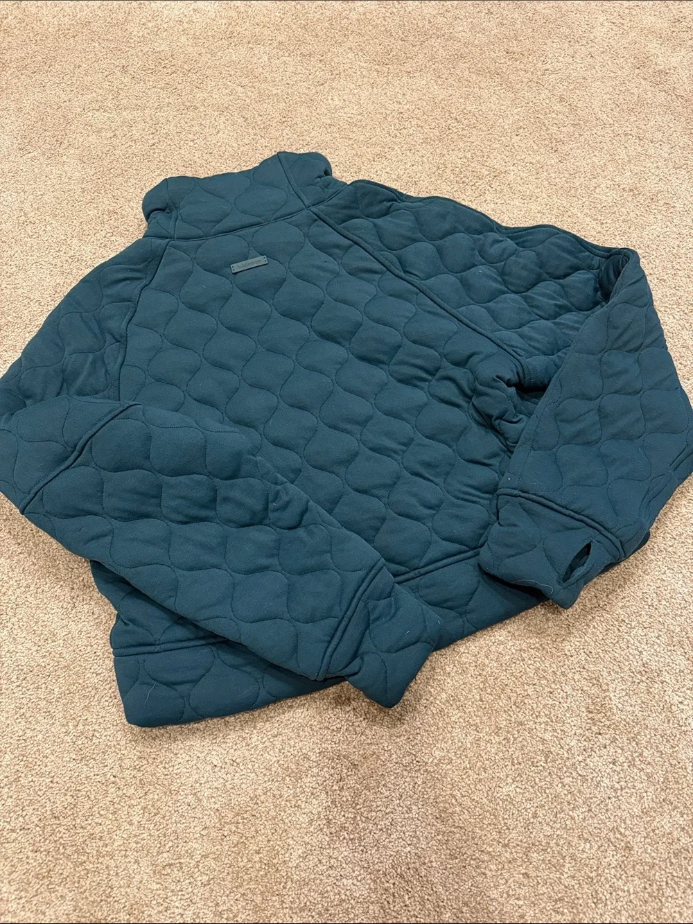 Woman’s Quilted Half-Zip Pullover Jacket
